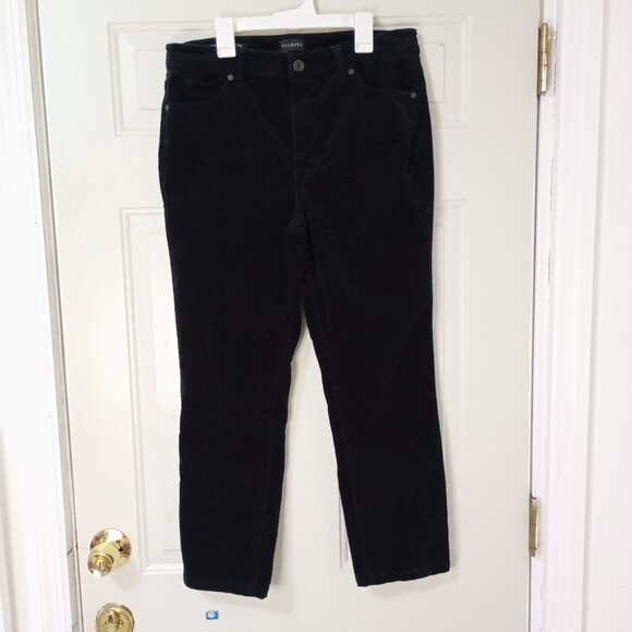 Talbots Pants - Talbots Black Straight Leg Corduroy Pants